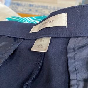 Blue ankle dress pants.